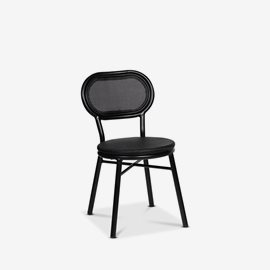 Grasse stol, svart